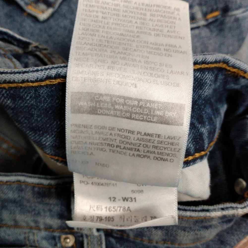Denizen Levi's Denim Shorts Sz 12 - Picture 4 of 5
